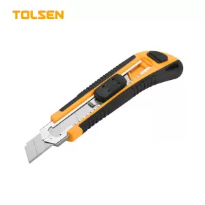 Tolsen 18mm fém megvezetéses tördelhetőpengés kés (30003)