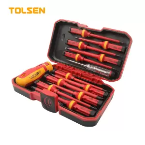Tolsen VDE 13 részes csavarhúzókészlet (38016)