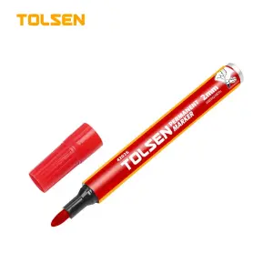 Tolsen alkoholos fekete filctoll (42026)